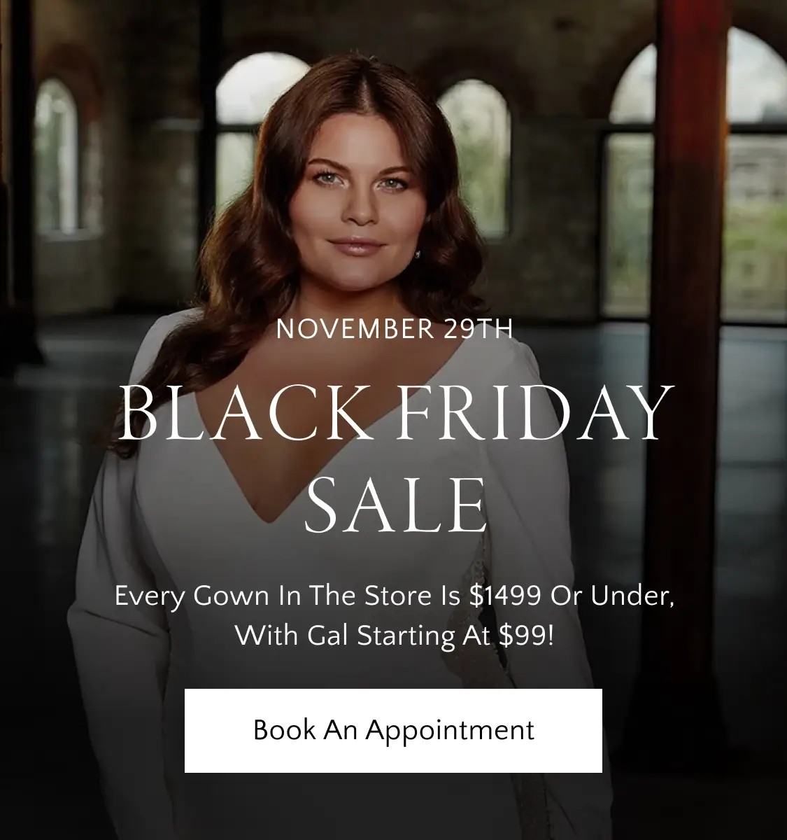 Black Friday Sale at Bombshell Bridal Boutique Mobile